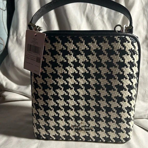 Kate Spade houndstooth crossbody handbag - Picture 11 of 13